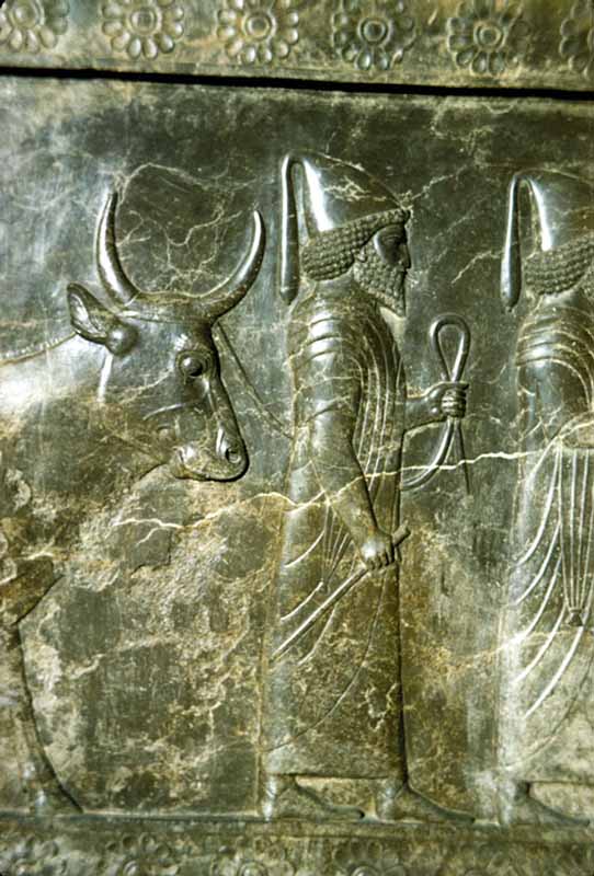 Guerreros babilonios en Perspolis
